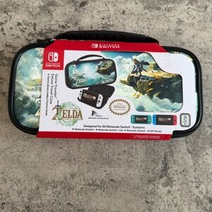 Nintendo Switch Deluxe Travel Case Zelda Tears of the Kingdom Hard Shell New